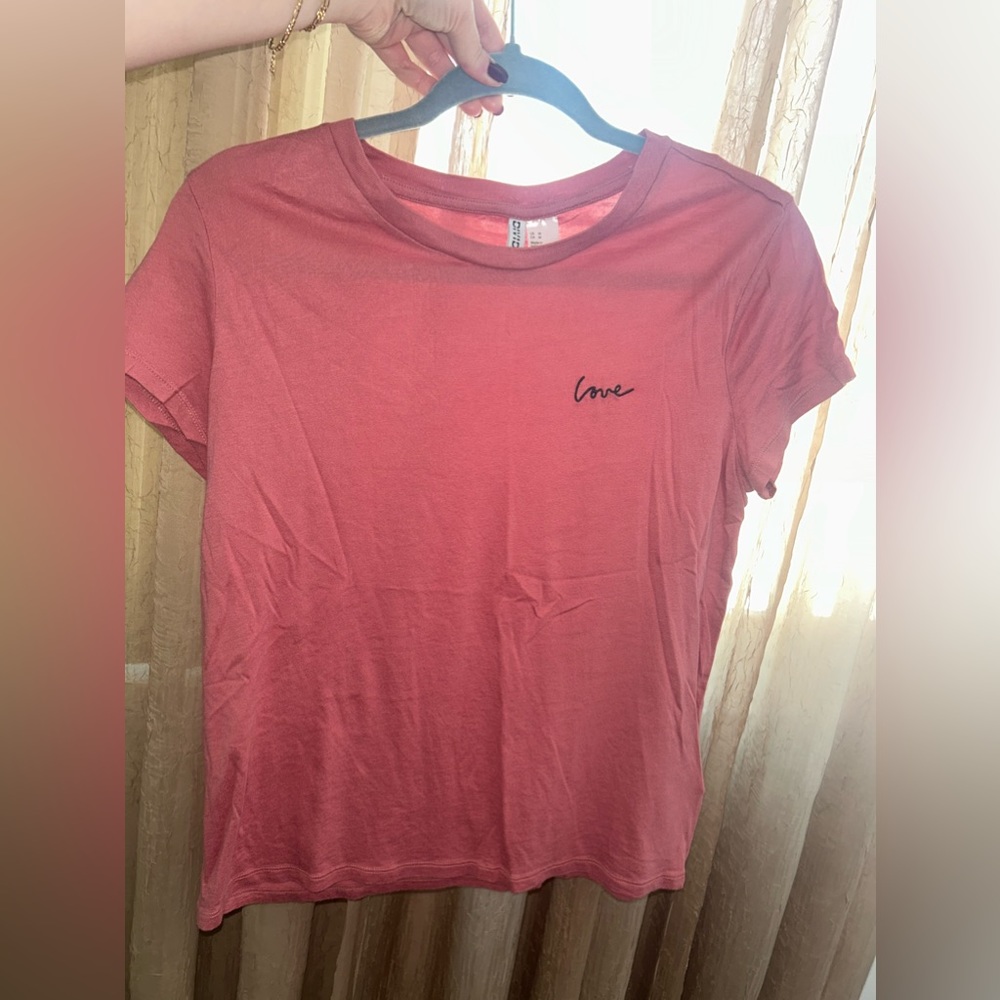 Pink Short Sleeve Top